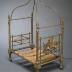 Furniture: Miniature canopy bed belonging to Charles S. Stratton
