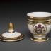 Food service: Custard cup with lid, belonging to P. T. Barnum