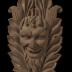 Architectural element: Decorative feature from Barnum's home, Iranistan