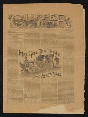 Newspaper: The Clipper with article about M. Lavinia Warren and Primo Magri