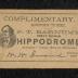 Ticket: Complimentary Editor's Ticket to "P. T. Barnum's Great Roman Hippodrome"