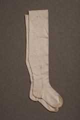 Textile: Pair of stockings belonging to M. Lavinia Warren