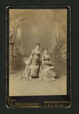 Photograph: Portrait of The Adams Sisters (Lucy and Sarah)