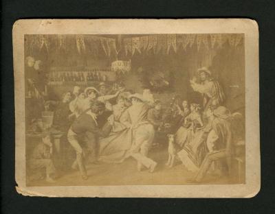 Photograph: Painting of tavern or party scene
