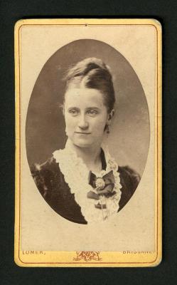 Photograph: Portrait of Miss E. Haines