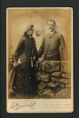 Photograph: Portrait of Mr. and Mrs. Hirts[?]