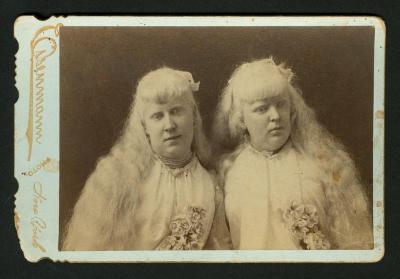 Photograph: Portrait of Martin Sisters (Florence and Mary)