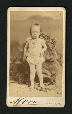 Photograph: Portrait of an unidentified young child