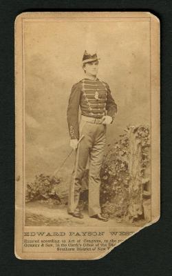 Photograph: Portrait of Edward Payson Weston, 1870