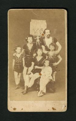 Photograph: Portrait of William Chantrell and family in costume