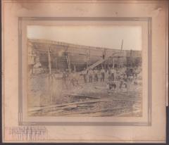 Photograph - Photograph of the Charles H. Sprague Schooner with Workers