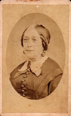 Photographs, Portraits - Carte de Visite of Grandmother Shelley | J. S. Hovey's Studio 