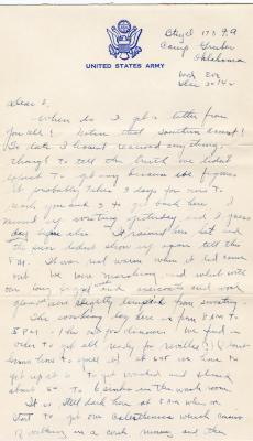 Letter and Envelope from William Smith to Edith Smith