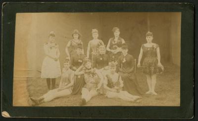 Photograph: Female riders with Forepaugh Show