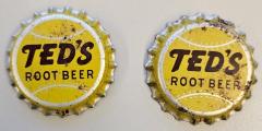 Ted's Root Beer Bottle Caps Collection
