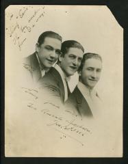 Photograph: Two Rascals & Jacobson - Eddie Fields, Charles O'Donnell, Jesse Jacobson