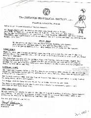 Preston Historical Society Newsletter July 1981