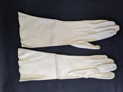 Gloves, White Cotton