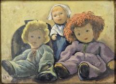 Untitled (Three Dolls Still Life)