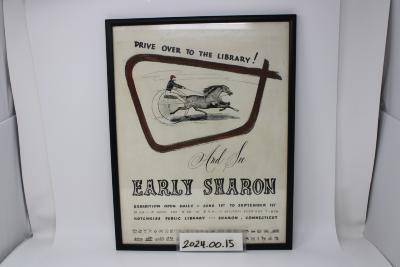 "See Early Sharon" Exhibit Poster