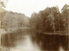 Unidentified view of the Scantic River or a Hazard Powder Company Canal
