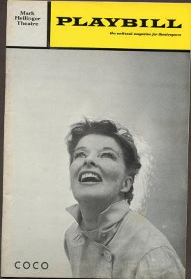 Playbill for Coco, June 1970
