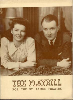 Playbill for Without Love, St. James Theatre, NYC
