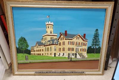 Painting, Selleck Overlook Military Academy, Norwalk, Conn.