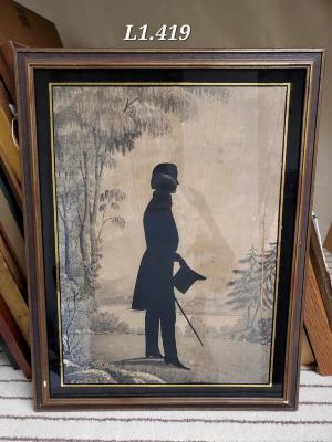 Painting, Silhouette of a Lockwood
