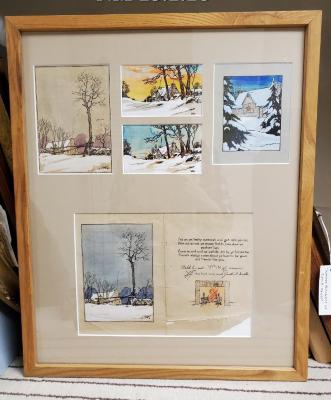 Painting, Five Winter Images