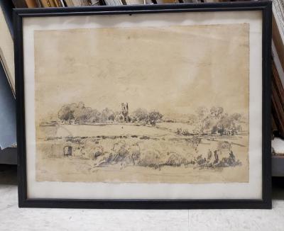 Painting, Study of a Country Scene