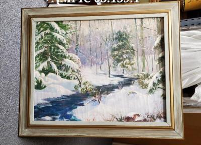 Painting, Winter Landscape