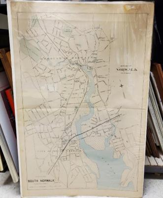 Map, Norwalk 1893