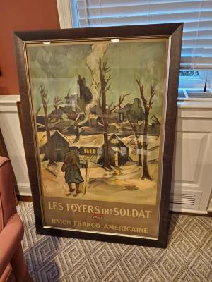 Poster, Les Foyers Du Soldat