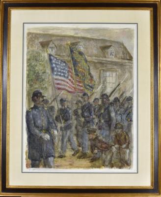 Federal Soldiers Returning from Duty