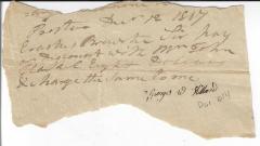 Order to pay from George Willard