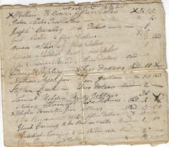 Subscriptions for Repairing Meeting house