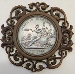 1836 Massachusetts Charitable Mechanics Association Medallion (framed)