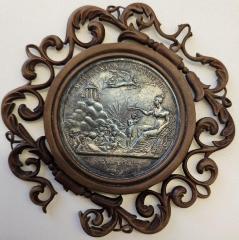 1835 Framed Medallion Massachusetts Charitable Mechanics Association