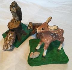 Carved and Hand painted Figurines.