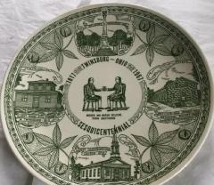 Sesquicentennial 1817-1967 Plates for Twinsburg Ohio.