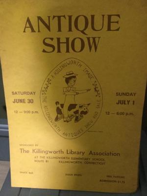 Library Antique Show - Poster