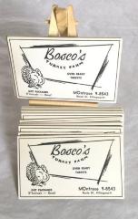 Business Cards for Bosco's Turkey Farm