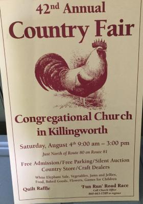 Congregational Church Country Fair Poster - 42nd