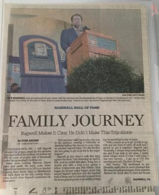 FAMILY JOURNEY - Newspaper Article
