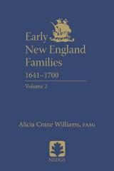 Early New England Families, 1641-1700 Volume 2 