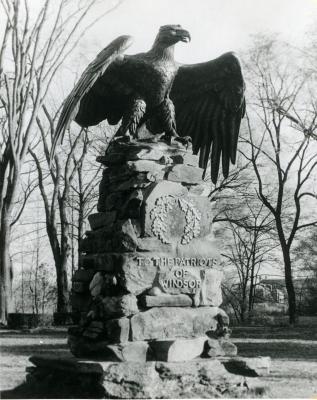 "To the Patriots of Windsor" eagle monument photo