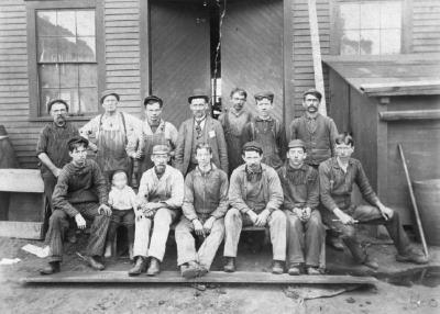 Workers at the Spencer Plant, ca. 1880s