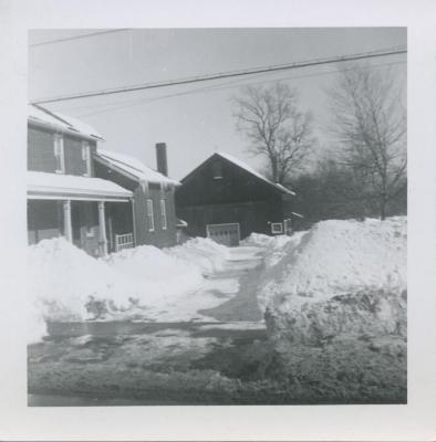 Deep snow at Bill home, 860 Windsor Ave., Windsor