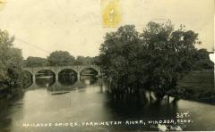 Railroad Bridge, Farmington River, Windsor, Conn.